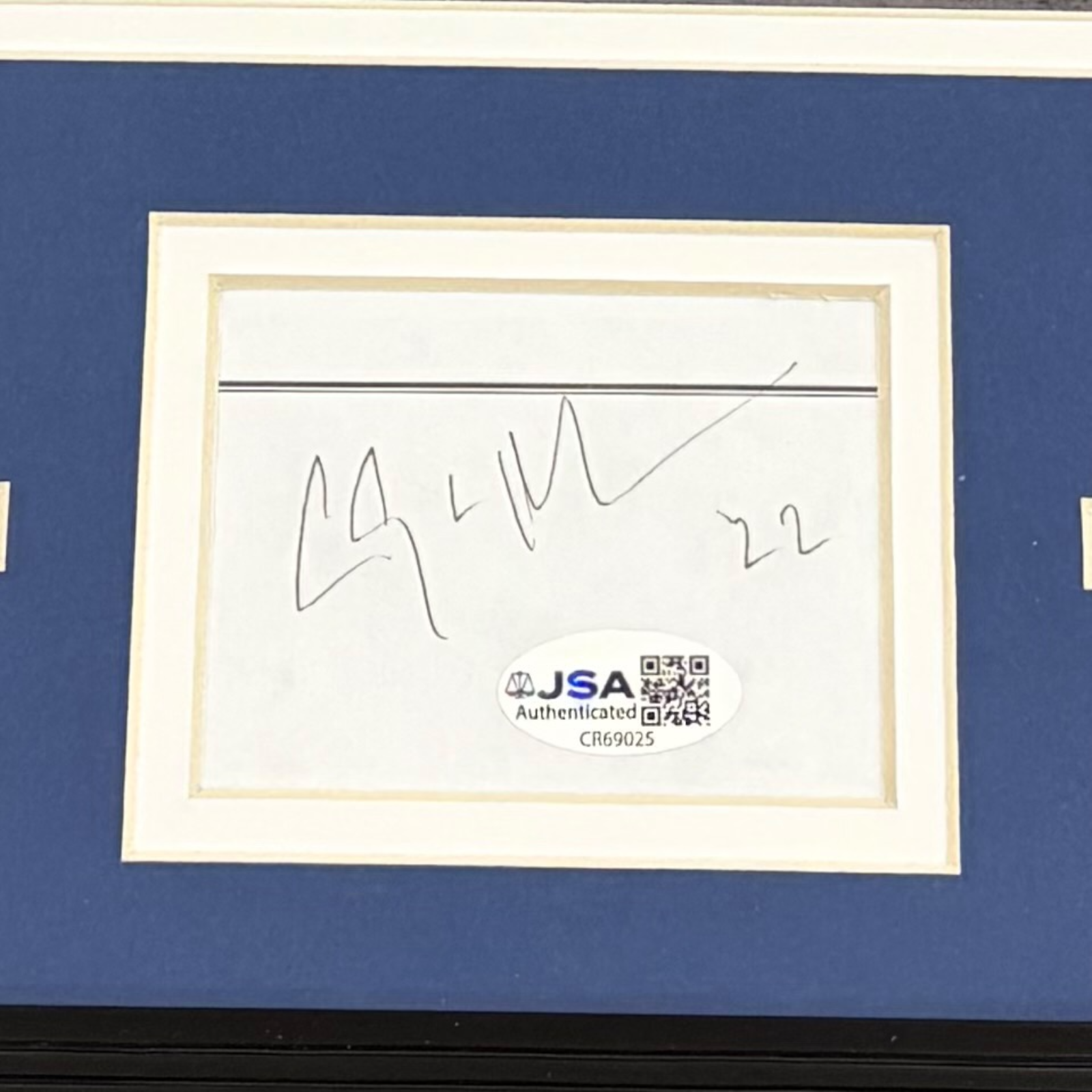 Autographed Clayton Kershaw Los Angeles Dodgers Signature Series Frame - JSA-Powers Sports Memorabilia