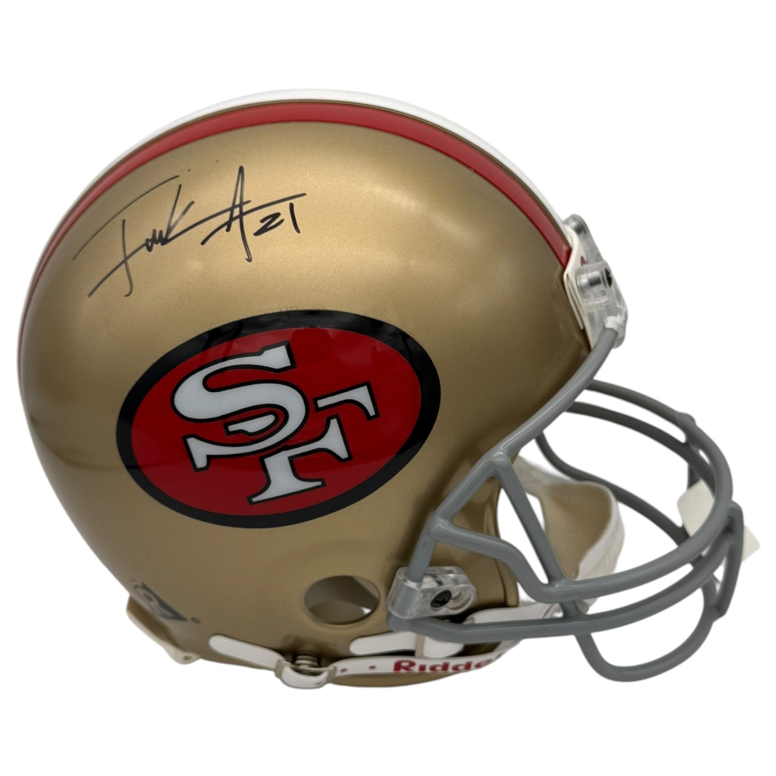 Autographed Frank Gore San Francisco 49ers Mini Helmet - Beckett-Powers Sports Memorabilia