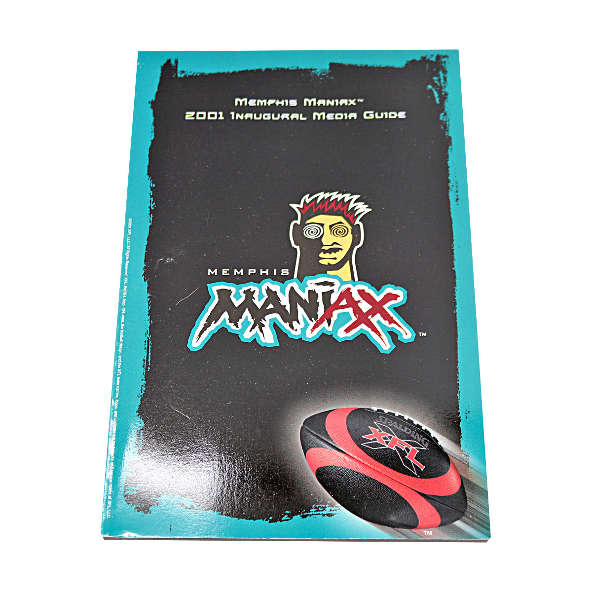 Set of 7 2001 Inaugural XFL Media Guides-Powers Sports Memorabilia