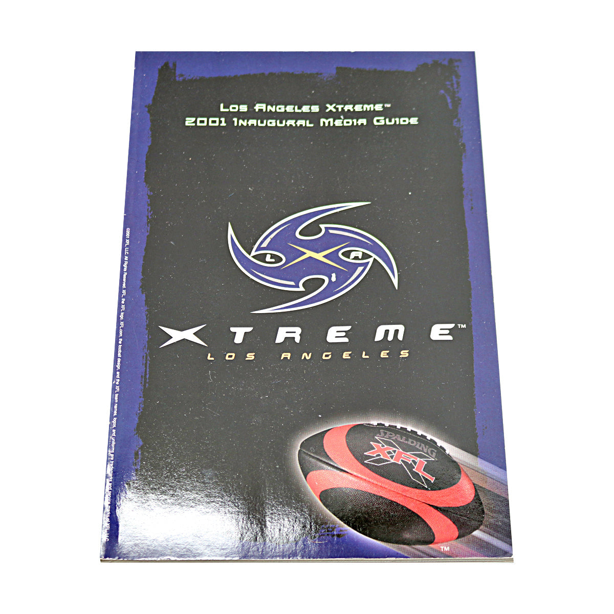 Set of 7 2001 Inaugural XFL Media Guides-Powers Sports Memorabilia
