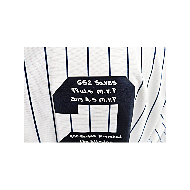 Mariano Rivera New York Yankees Signed 11 Inscriptions Replica Nike Jersey-Powers Sports Memorabilia