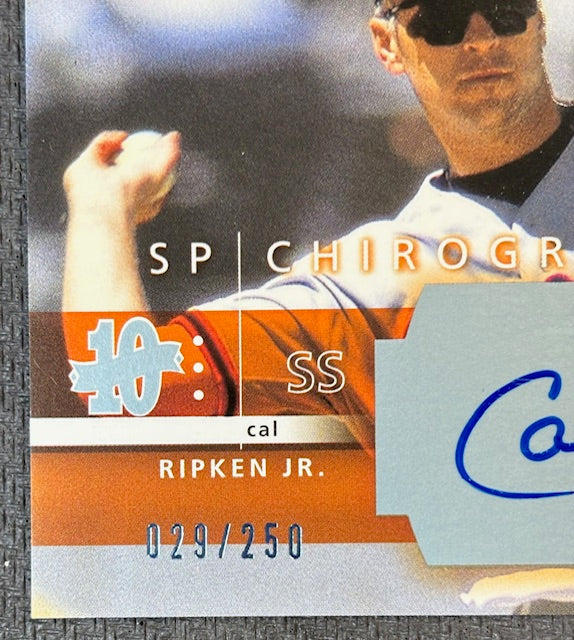 Cal Ripken Jr. 2003 Upper Deck SP Chirography Signed Baseball Auto Card #CR 29/250-Powers Sports Memorabilia