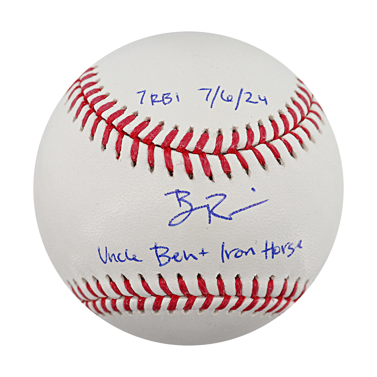 Ben Rice New York Yankees Signed Multi Inscribed OMLB Baseball-Powers Sports Memorabilia
