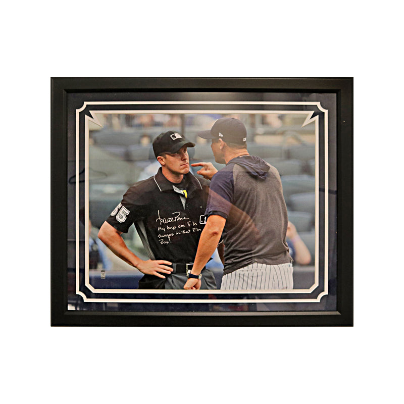 Aaron Boone New York Yankees Signed & Inscribed 16x20 Framed Photo