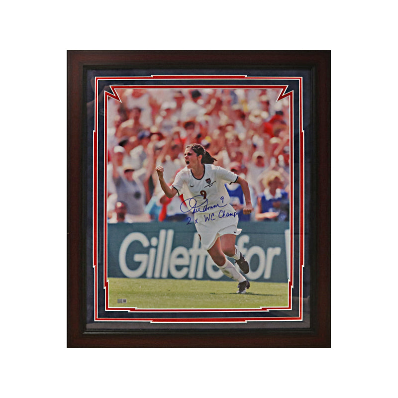 Mia Hamm USWNT Signed & Inscribed Framed Photo-Powers Sports Memorabilia