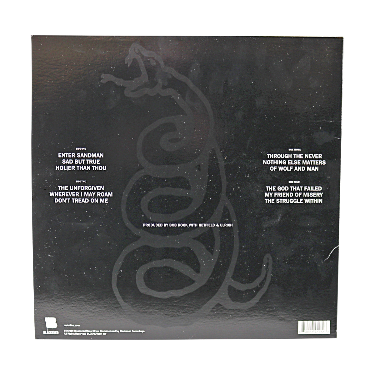 Mariano Rivera New York Yankees Signed Enter Sandman Metallica Black Album-Powers Sports Memorabilia