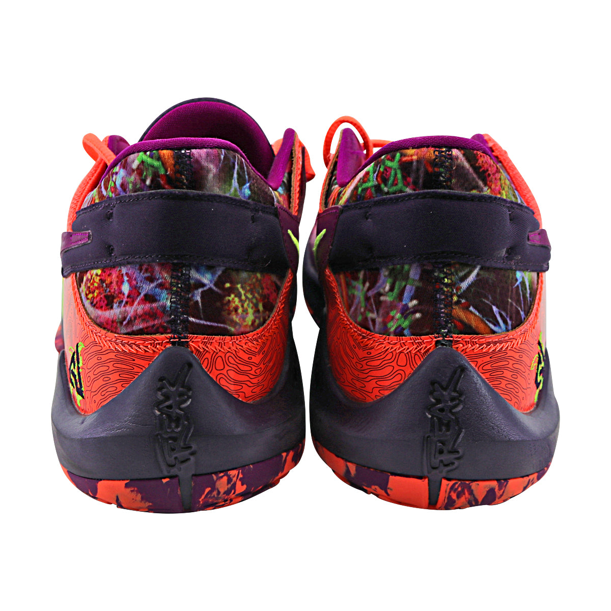 WNBA Bright Mango Nike Zoom Freak 2 Pair of Sneakers - Size 13 (Player Unknown)-Powers Sports Memorabilia