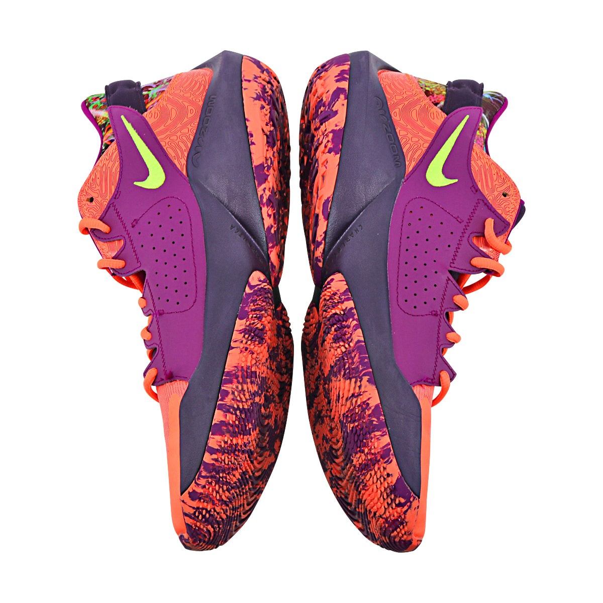 WNBA Bright Mango Nike Zoom Freak 2 Pair of Sneakers - Size 13 (Player Unknown)-Powers Sports Memorabilia