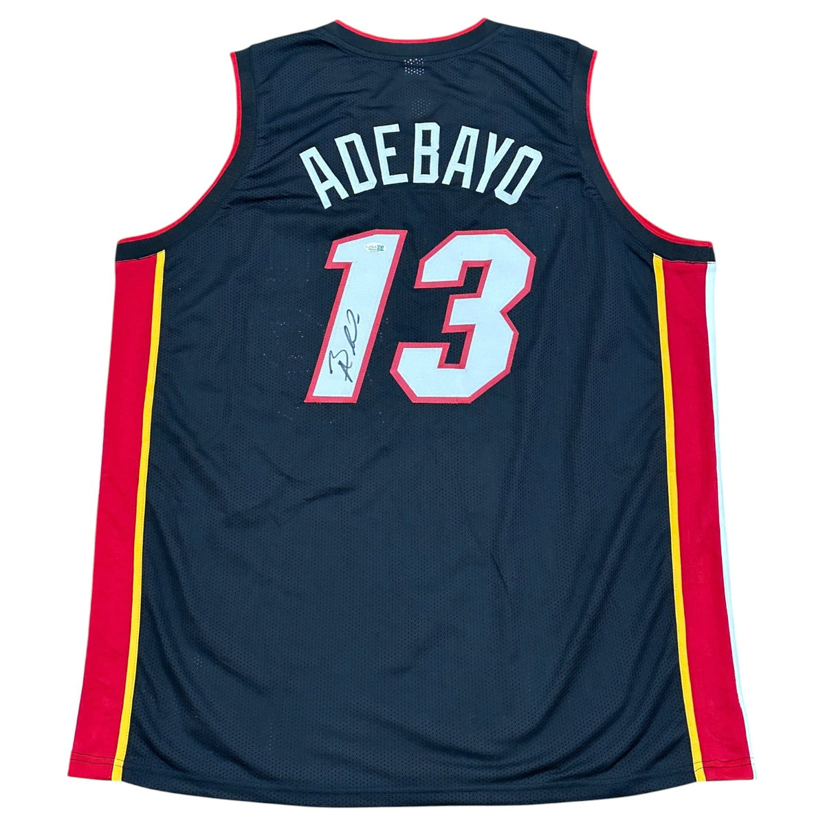 Autographed Bam Adebayo Miami (Black #13) Custom Jersey - JSA-Powers Sports Memorabilia