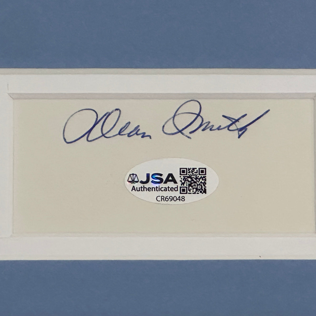 Autographed Dean Smith North Carolina Tar Heels (Cutting Nets) "Signature Series" Frame - JSA