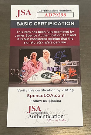 Early "Gus" Wynn Autographed Hall of Fame HOF Signed Baseball Postcard JSA COA