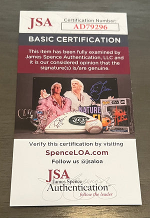 Howard Earl Averill "Rock" Autographed Hall of Fame HOF Signed Baseball Postcard JSA COA