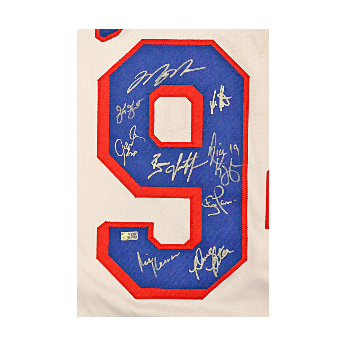 1994 New York Rangers Team Signed Signed Stanley Cup Custom White Jersey-Powers Sports Memorabilia