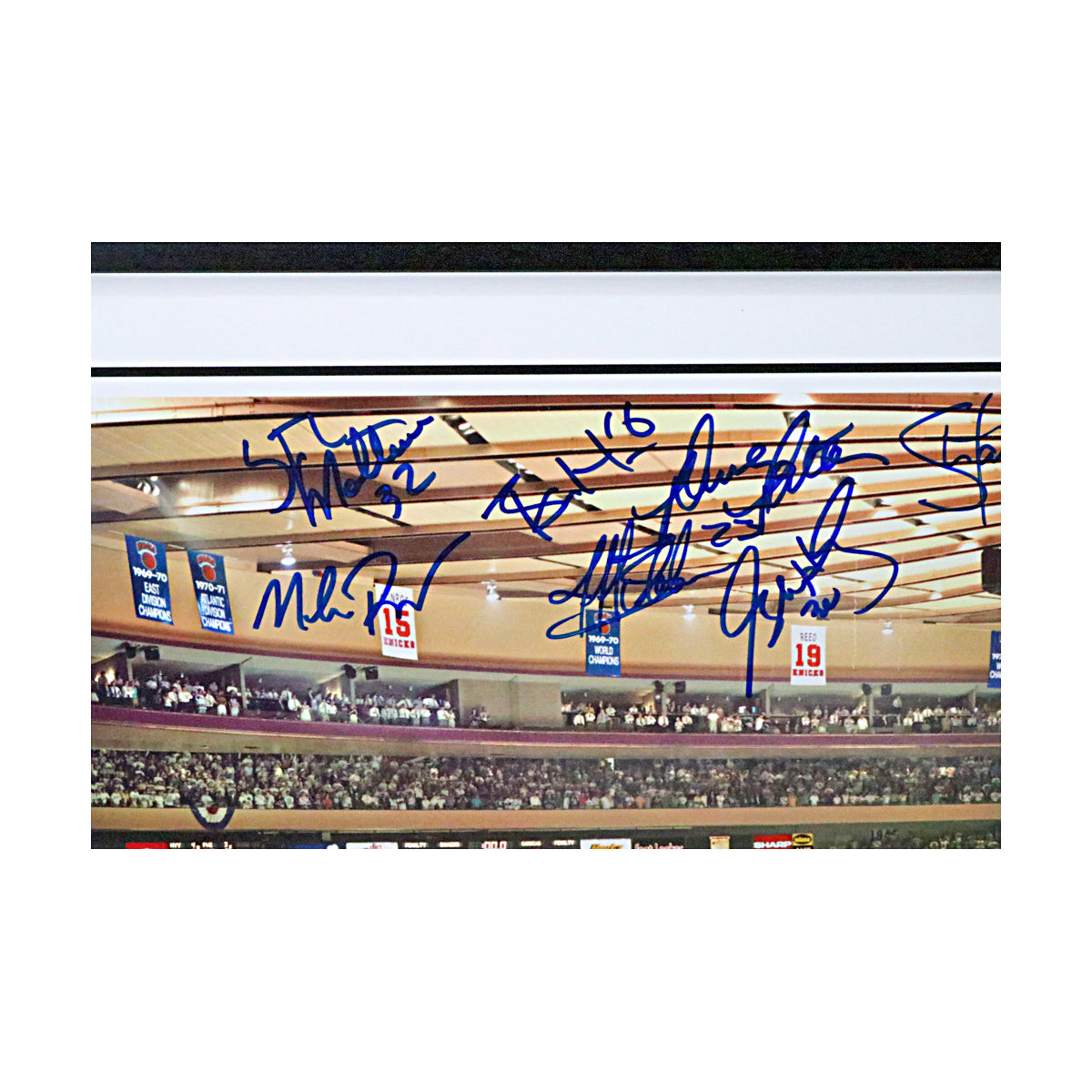 1994 New York Rangers Team Signed Signed 13x39 Framed Panoramic Photo-Powers Sports Memorabilia