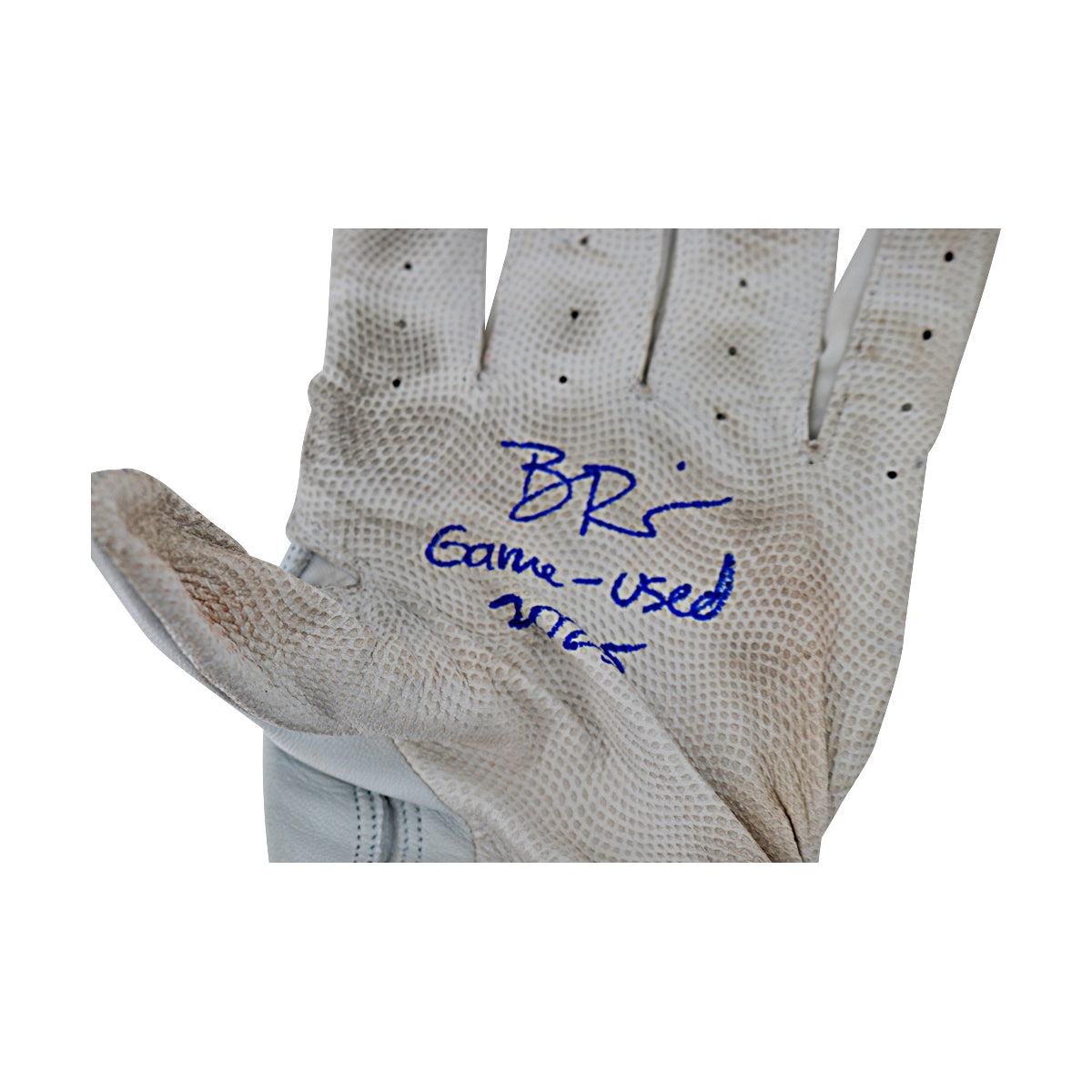 Ben Rice New York Yankees Signed Inscribed "2025 Game Used" Franklin Batting Gloves-Powers Sports Memorabilia