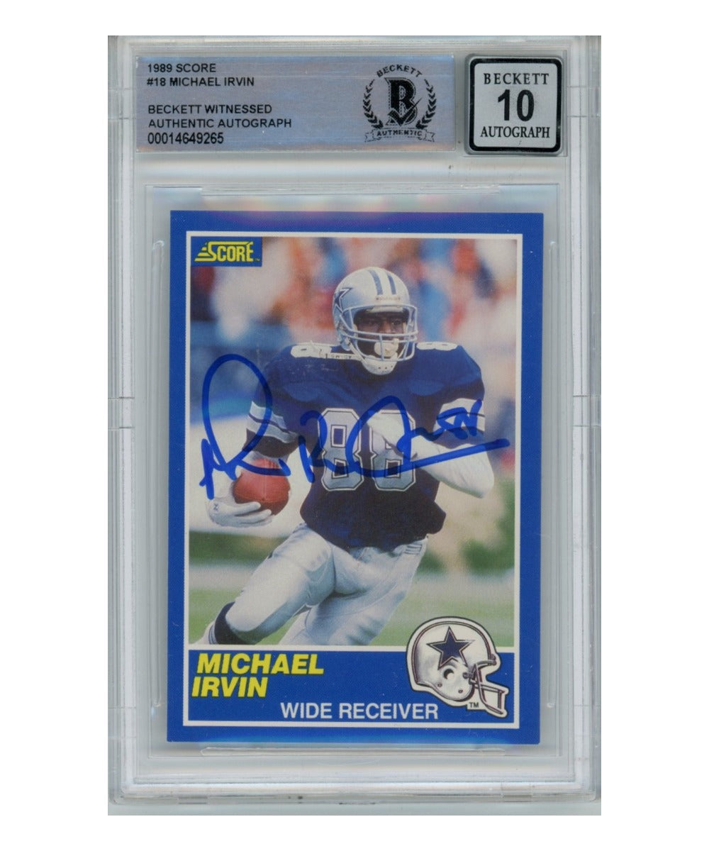 Tony Dorsett Dallas Cowboys Signed Card - 11/22/1981 Ticket Stub Beckett Beckett-Powers Sports Memorabilia
