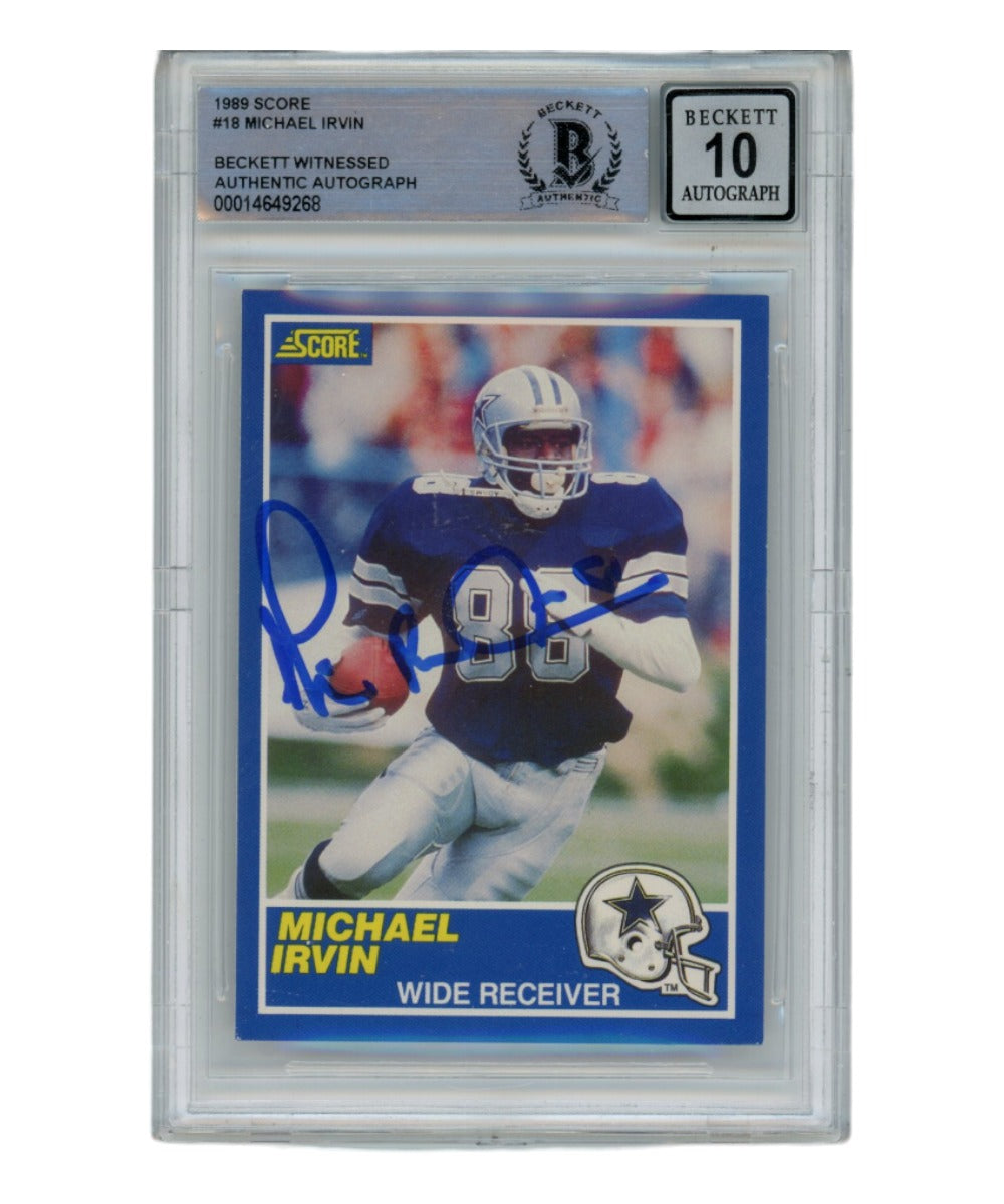 Tony Dorsett Dallas Cowboys Signed Card - 11/6/1977 Ticket Stub ROY Beckett Beckett-Powers Sports Memorabilia