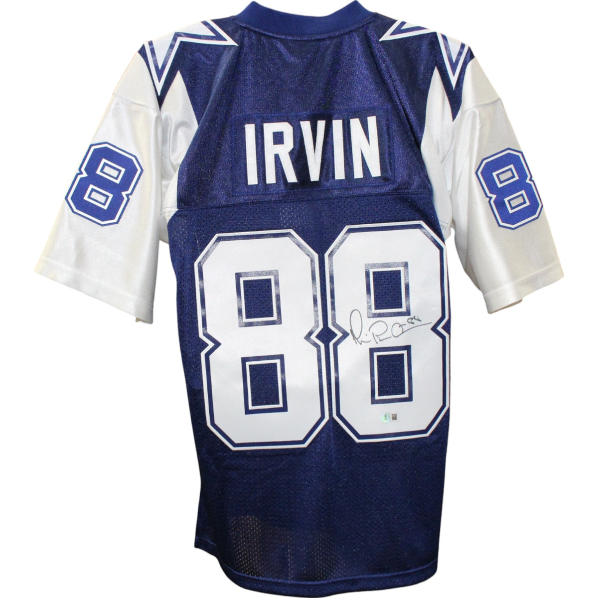 Michael Irvin Dallas Cowboys M&N 95 Authentic 48 Signed Jersey-Powers Sports Memorabilia