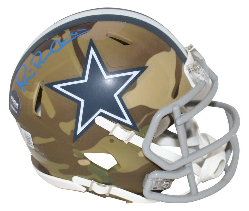 Michael Irvin Dallas Cowboys Signed Mini Helmet - Camo Beckett-Powers Sports Memorabilia