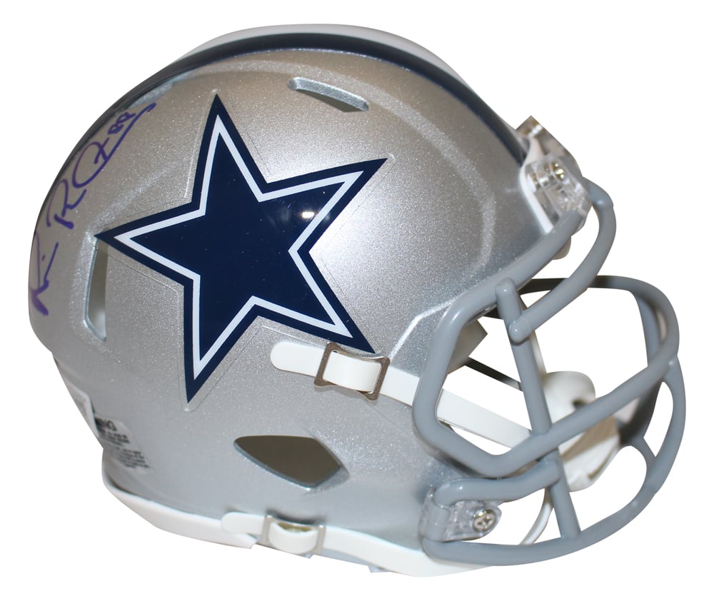 Michael Irvin Signed Dallas Cowboys Speed Mini Helmet – Beckett Authenticated-Powers Sports Memorabilia
