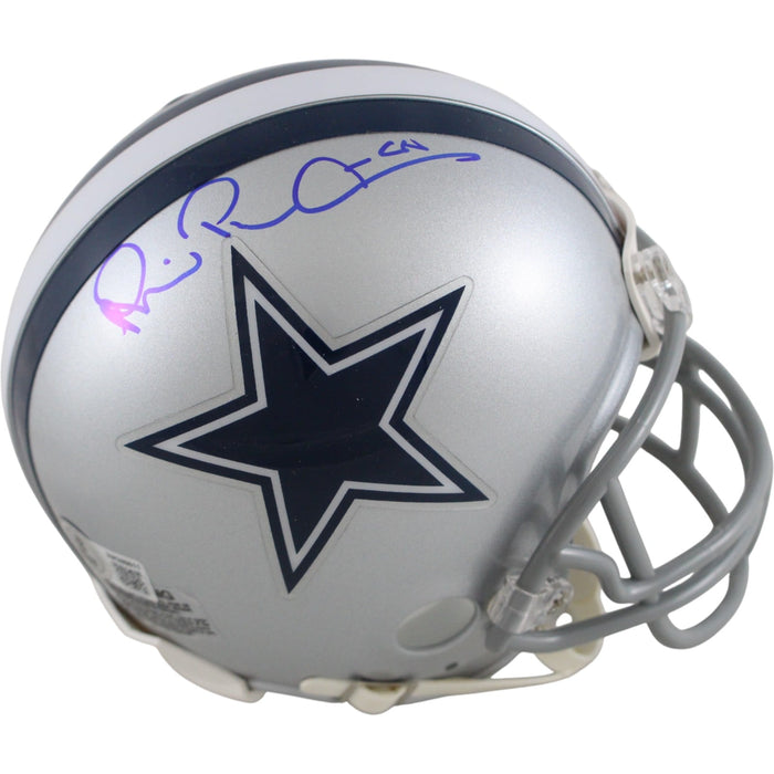 Michael Irvin Signed Dallas Cowboys VSR4 Mini Helmet – Beckett Witness Authenticated-Powers Sports Memorabilia