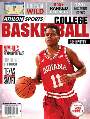 2015-16 College Basketball Preview Magazine- Indiana Hoosiers Cover