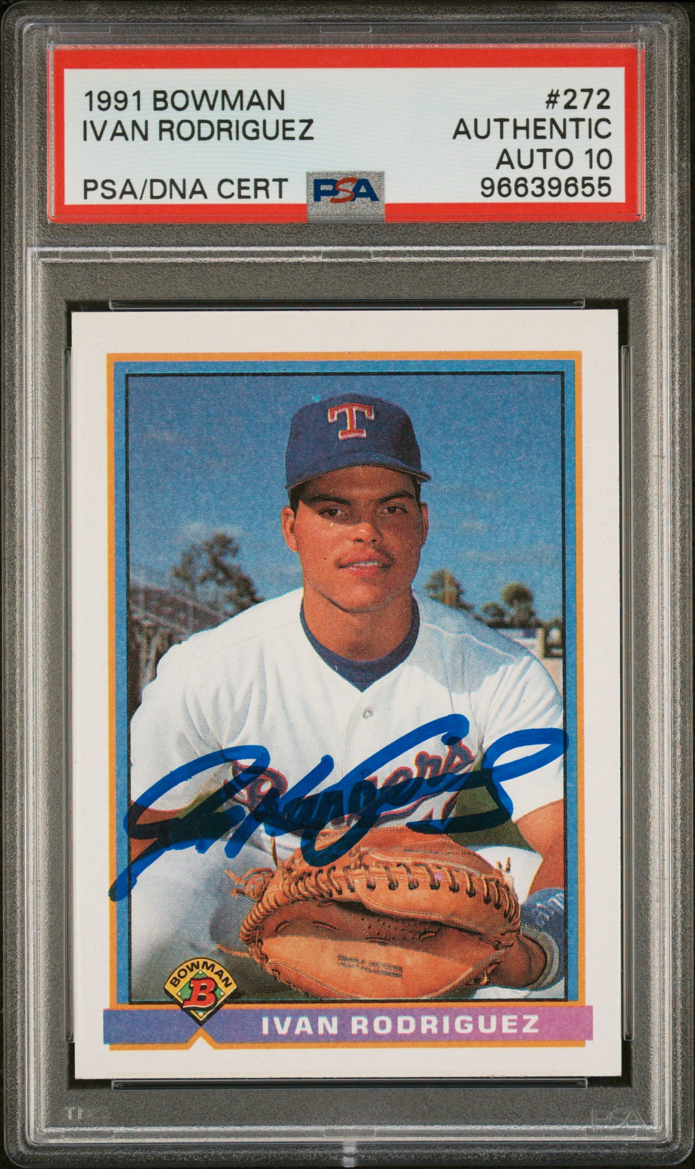 Ivan Rodriguez Autographed Sports Memorabilia Baseball Collectibles