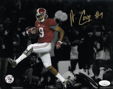 Amari Cooper Autographed Alabama Crimson Tide 8X10 Photo #9- JSA Hologram (horizontal spotlight run)-Powers Sports Memorabilia