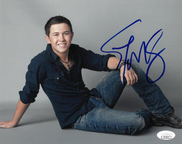 Scotty McCreery Autographed 8x10 Photo- JSA Hologram #CC08523 (horizontal/American Idol)-Powers Sports Memorabilia