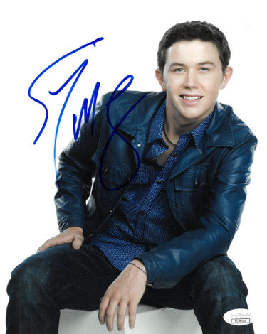 Scotty McCreery Autographed 8x10 Photo- JSA Hologram #CC08524 (vertical/American Idol winner)-Powers Sports Memorabilia