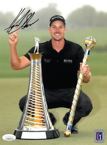 Henrik Stenson Autographed PGA 8x10 Photo (2013 Race to Dubai Champion)- JSA Hologram #CC09113-Powers Sports Memorabilia