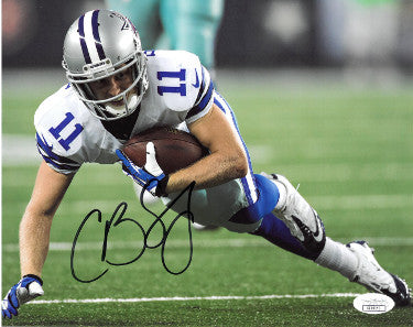Cole Beasley Autographed Dallas Cowboys 8X10 Photo (horizontal)- JSA Hologram-Powers Sports Memorabilia
