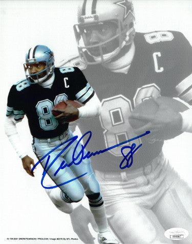 Drew Pearson Autographed Dallas Cowboys 8x10 Photo #88- JSA Hologram-Powers Sports Memorabilia
