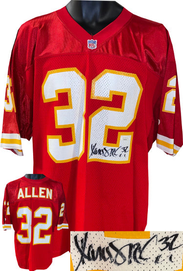 Marcus Allen Autographed Official Wilson NFL Authentic Proline Jersey- JSA #AC92233- Red/Kansas City Chiefs #32- Size 48-Powers Sports Memorabilia