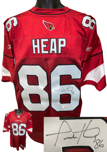 Todd Heap Autographed Arizona Cardinals Official NFL Reebok On Field Authentic Red Jersey #86, Size 50- JSA #AC92232-Powers Sports Memorabilia
