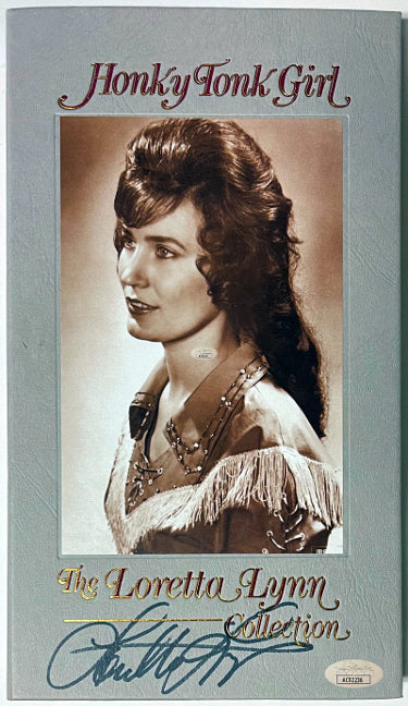 Loretta Lynn Collection Autographed 1994 MCA Honky Tonk Girl 3-CD Box Set?Çô JSA #AC92236-Powers Sports Memorabilia