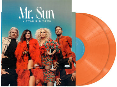 Little Big Town Band Autographed 2022 Mr Sun 11x11 Art Card/Album Cover/LP/Exclusive Vinyl/Record?Çô JSA-Powers Sports Memorabilia