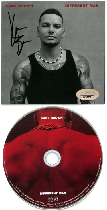 Kane Brown Autographed 2022 Different Man Album Cover Booklet w/ CD & Case- JSA-Powers Sports Memorabilia