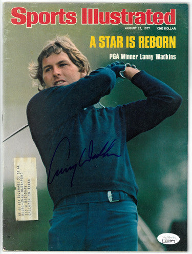 Lanny Wadkins Autographed Sports Illustrated Magazine August 22, 1977- JSA Hologram #CC09169-Powers Sports Memorabilia
