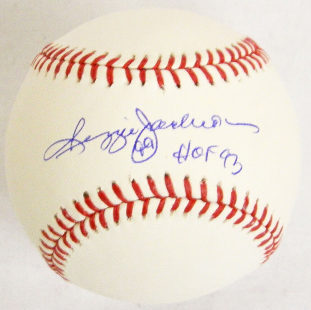 Reggie Jackson Autographed Official MLB Baseball w/ HOF 93-Powers Sports Memorabilia
