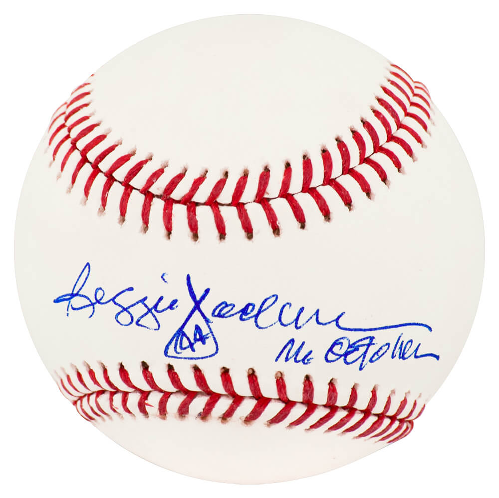 Reggie Jackson Autographed Rawlings Official MLB Baseball with Mr. October-Powers Sports Memorabilia