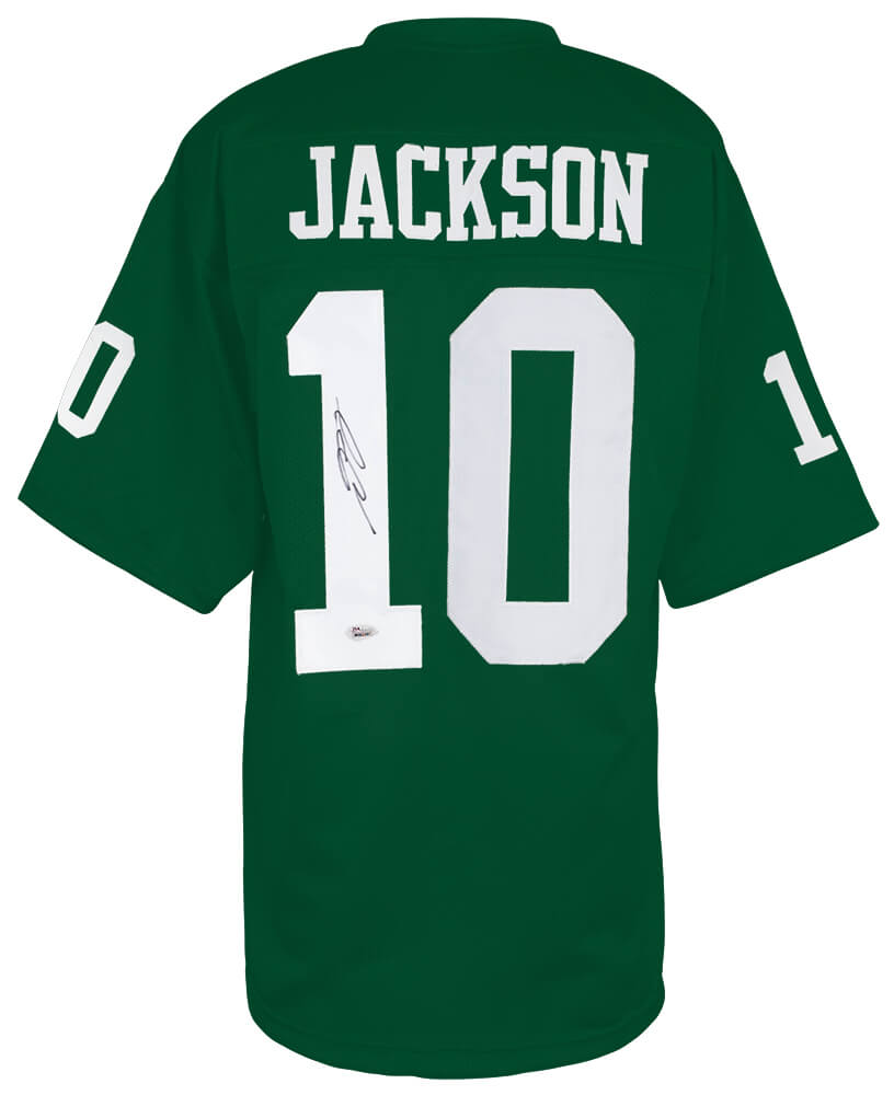 DeSean Jackson Autographed Green Custom Football Jersey JSA-Powers Sports Memorabilia