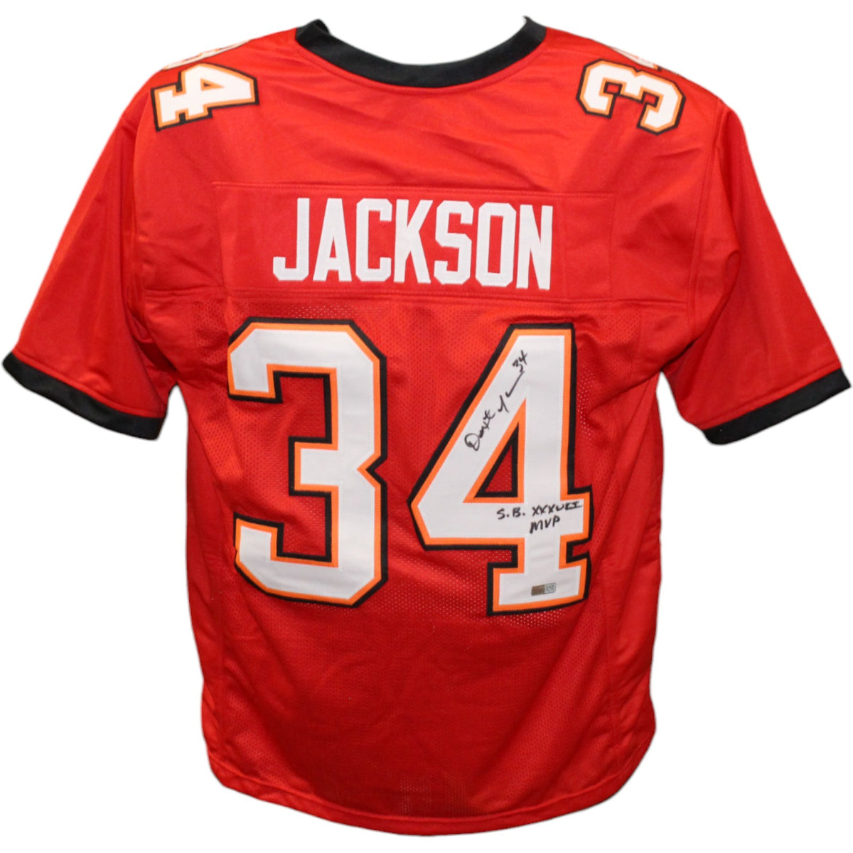Dexter Jackson Tampa Bay Buccaneers Signed Jersey - Pro Style Red TRI-Powers Sports Memorabilia