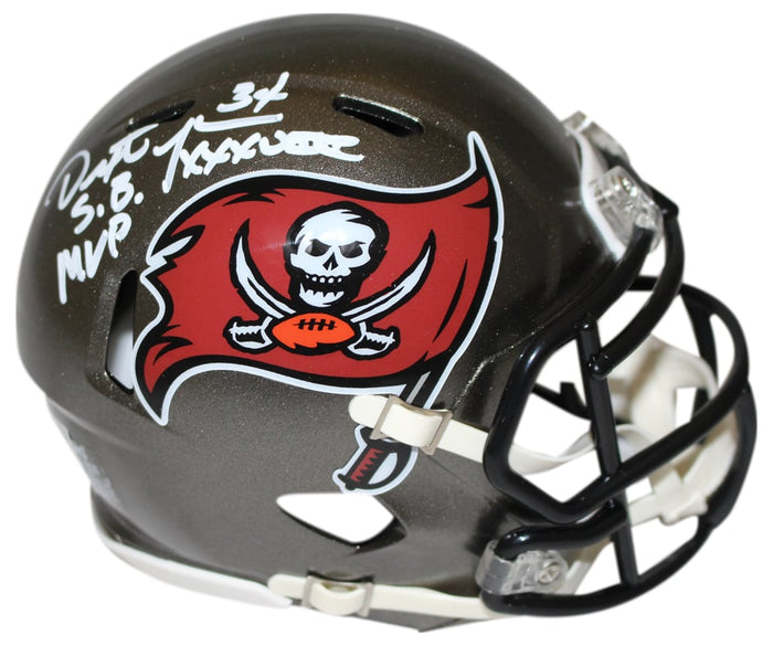 Dexter Jackson Signed Tampa Bay Buccaneers 97-13 Mini Helmet MVP – Beckett Authenticated-Powers Sports Memorabilia