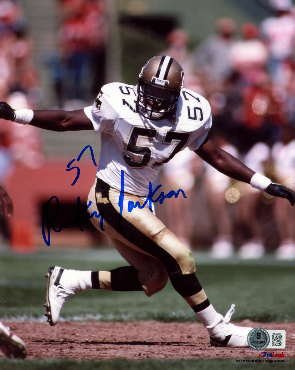 Rickey Jackson New Orleans Saints Signed 8x10 Photo - Beckett Beckett-Powers Sports Memorabilia
