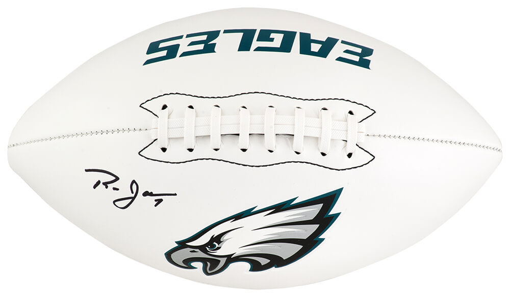 Ron Jaworski Philadelphia Eagles Autographed Franklin White Logo Football-Powers Sports Memorabilia