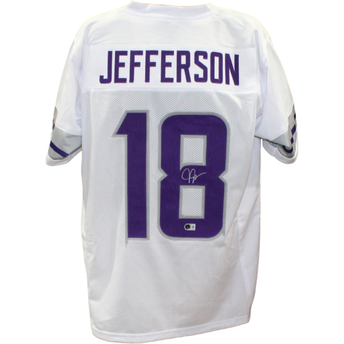 Justin Jefferson Signed Pro Style Size XL ALT Jersey – Beckett Witness Authenticated-Powers Sports Memorabilia