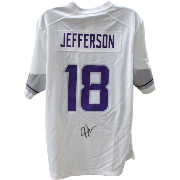 Justin Jefferson Signed Minnesota Vikings 24 Alt Nike XL Jersey – Beckett Authenticated-Powers Sports Memorabilia