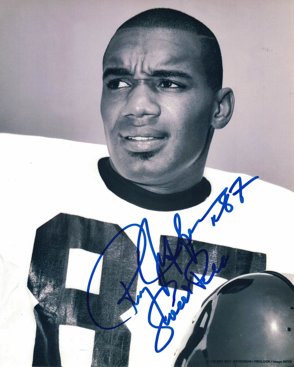 Roy Jefferson Signed Baltimore Colts 8x10 Photo Sweet Pea-Powers Sports Memorabilia
