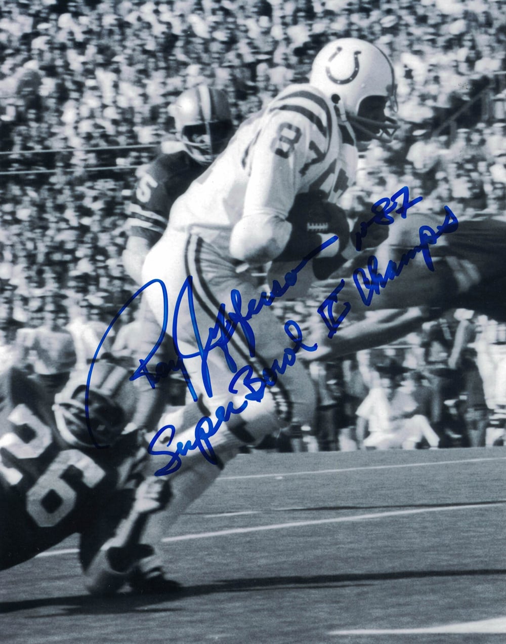 Roy Jefferson Baltimore Colts Signed 8x10 Photo - SB Champs-Powers Sports Memorabilia